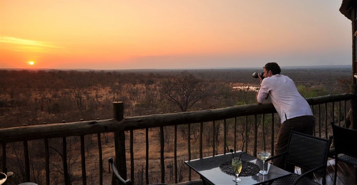 Victoria Falls Safari Club deck