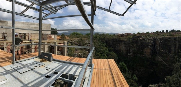 Viewing elevator down Graskop Gorge a first for Africa