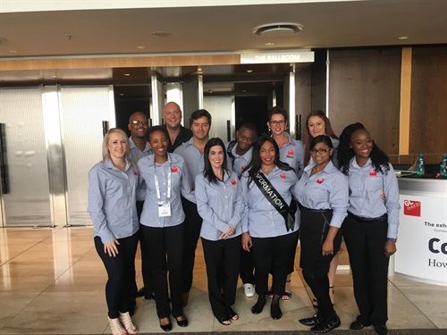 GL events SA Hosting team - Conference Day 1