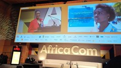 Lillian Barnard from Microsoft SA giving us some insight on digital transformation at AfricaCom.