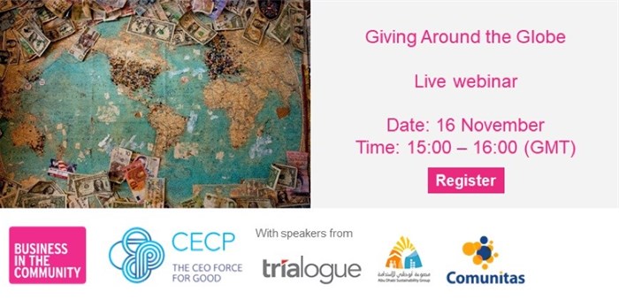 Webinar to discuss giving around the globe