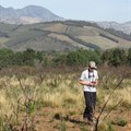 Stellenbosch University student Alistair Galloway on one of his field trips during the course of his research work. (Image Supplied)