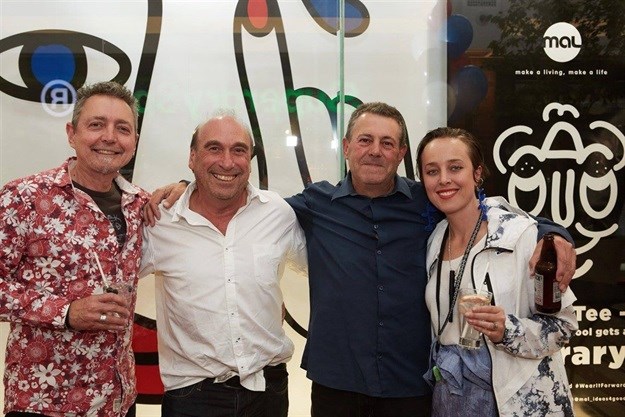 Mike Schalit, Anthony Kawitzky (Marlboro Originals), Clinton Mitri (COO at BBDO South Africa), Emma Strydom. Images supplied.