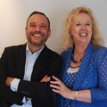Scopen’s global CEO Cesar Vacchiano and Johanna McDowell of IAS.