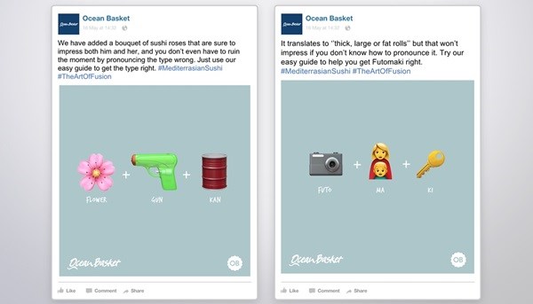 #NewCampaign: Ocean Basket's latest campaign is a fine expression of food art