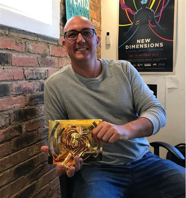 Harvey with Grey's Cannes Lions radio campaign gold.