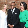 Mela Events owners,Enelra Booth (L) and Tiziana Tucci (R) with M&N Brands Group CEO, Zibusiso Mkhwanazi.