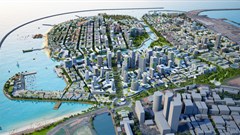 Artist impression of Colombo International Financial City