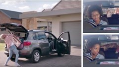 Screengrabs from the ad.