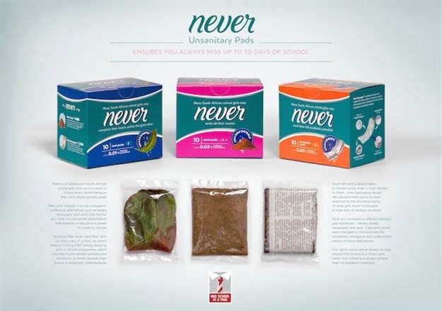 #NewCampaign: You'd never believe what some school girls use as substitutes to sanitary pads