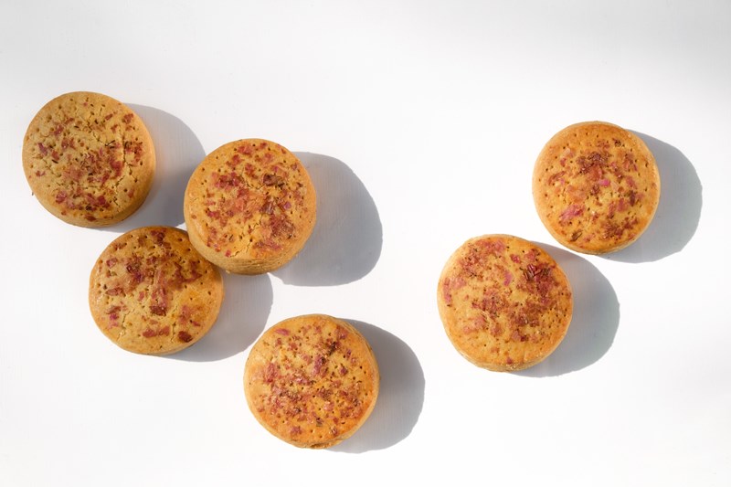 Turmeric and cumin infused shortbread