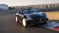 Jaguar F-Type thrills with topless fun