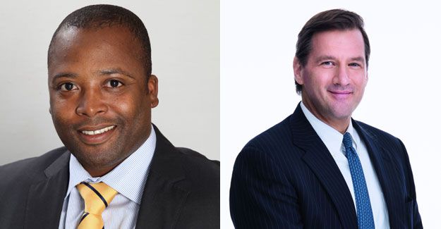 L-R: SA REIT Association chairman Izak Petersen and Jaap L. Tonckens, CFO of Unibail-Rodamco, who will headline the SA REIT Conference 2018.