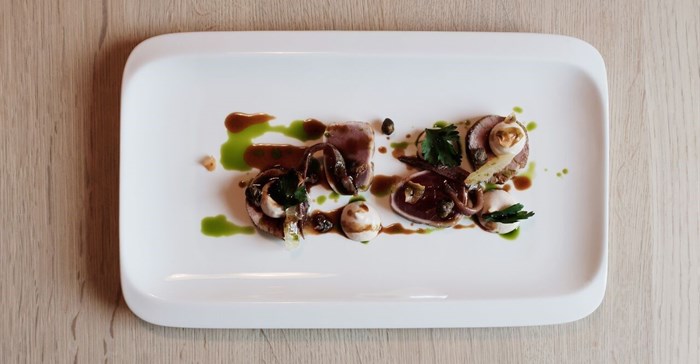 Chef Tomlin’s Vitello Tonnato, prepared for Care’s lunch at Rifugio Las Vegas