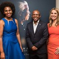 Nunu Ntshingila (regional director of Facebook Africa), Sello Hatang (chief executive Nelson Mandela Foundation) and Nicola Mendelsohn (vice president Europe Middle East & Africa, Facebook) – at the Nelson Mandela Foundation.