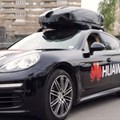 Huawei's AI-powered smartphone drives a Porsche