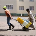 People collect water from Newlands Spring. Archive photo: Ashraf Hendricks