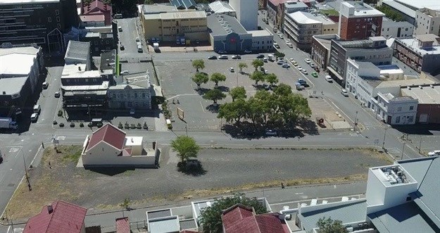 Harrington Square parking lot. Photo courtesy of Ndifuna Ukwazi