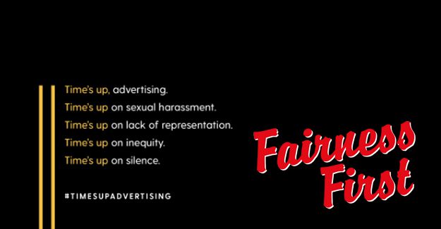 Time's up, advertising...