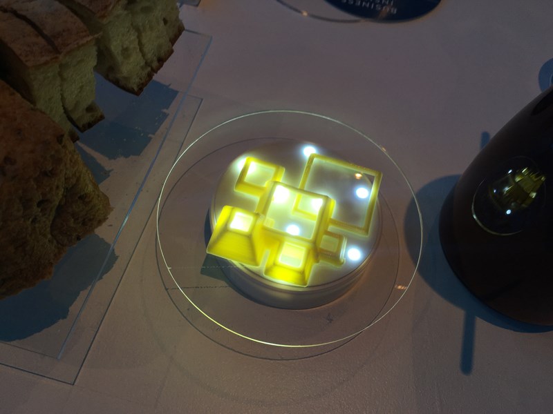 3d printed butter at the Business Insider launch at Design Indaba 2018