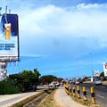 'Frozen' billboard for Castle Lite Draught.