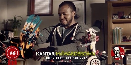 South African consumers vote Vodacom and KFC into top 10 best-liked ads
