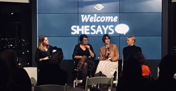 She Says NYC discussion with Kari Niles, Barbara Thall, Silvia Cavalcanti, and Jesse Baker. © .