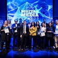 Winners of the Wan-Ifra European Digital Media Awards, in Copenhagen on 10 April 2018. Image supplied.