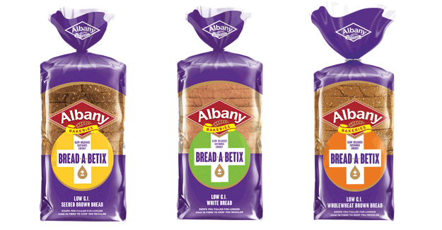 New Low-GI bread, Bread-A-Betix launched by Albany Bakeries