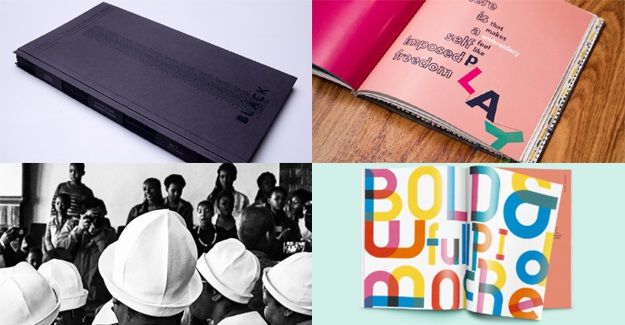 SA students' One Show Award-winning work. Left to right, top to bottom: &quot;Black: A study of the darkest colour”; &quot;Sew Far, Sew Good&quot;; &quot;Sunday Glory&quot;; &quot;IO&quot; magazine.