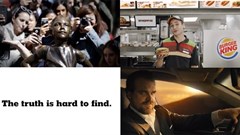 Screengrabs of some of the night's big winners.