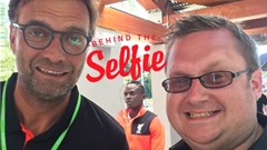 Schoderer randomly running into one of his idols, German coach Jürgen Klopp, at the Facebook head office in Menlo Park, California.