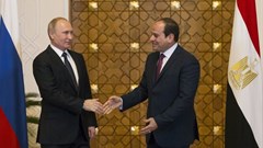 Egyptian President Abdel Fattah al-Sisi Russian President Vladimir Putin. Egypt seems likely to be the next African country with nuclear energy. EPA