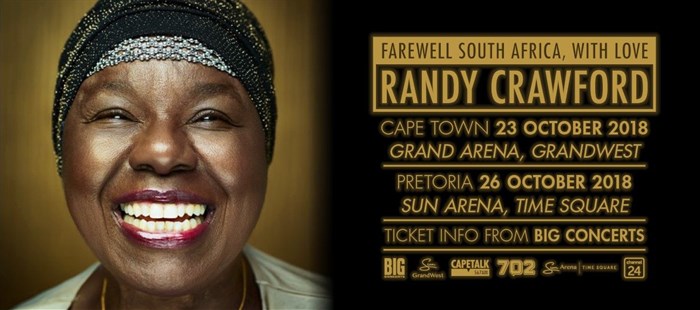 Randy Crawford to bring Farewell Tour to South Africa