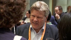 Julian Boulding, president of thentworkone at the 2017 Indie Summit. Screengrab from thenetworkone channel on .