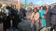 Walter Sisulu honoured with Sisulu Circle Garden unveilling