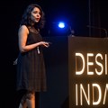 Design researcher, Shaakira Jassat, speaking at the 2018 Design Indaba. © Design Indaba.