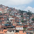 Slums in Caracas, Venezuela.