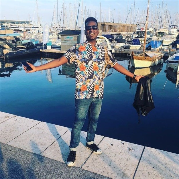 Mavumengwana, living the life in Cannes. Image supplied by Mavumengwana.