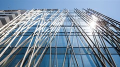Kengo Kuma wraps Japanese office building with wooden lattice