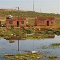 These RDP houses in Joe Slovo flood regularly. Photo: Joseph Chirume