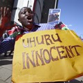 A supporter of Uhuru Kenyatta after the Kenyan president’s ICC charges were dropped in December, 2014. Daniel Irungu/EPA