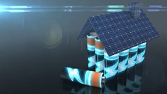Lithium batteries offer renewable energy electricity power storage. Shutterstock/Immersion Imagery