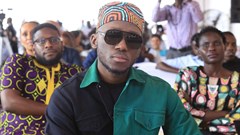 DJ Spinall at the MTN TIDAL Artist Collaboration Conference in Uganda.