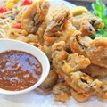 #GreenMondaySA: Tempura battered mushrooms and dipping sauce