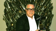 Rose in the VIP lounge at Loeries 2014 after he won the Hall of Fame award. Image © Terry Levin of Bizcommunity.