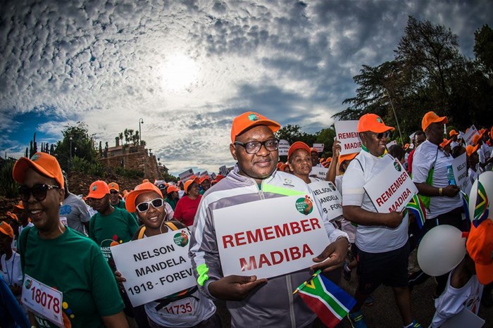 Hon. Premier David Makhura at MandelaRWR 2017 5km walk. Photo credit: Optimize Agency