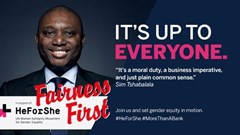 #FairnessFirst: SA's Standard Bank commits to global #HeForShe movement