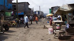 Slum neighbourhood in Accra, Ghana. Image source: