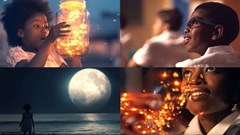 Screen grabs from the ad.